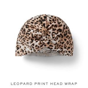 Janie and Jack Leopard Print Head Wrap